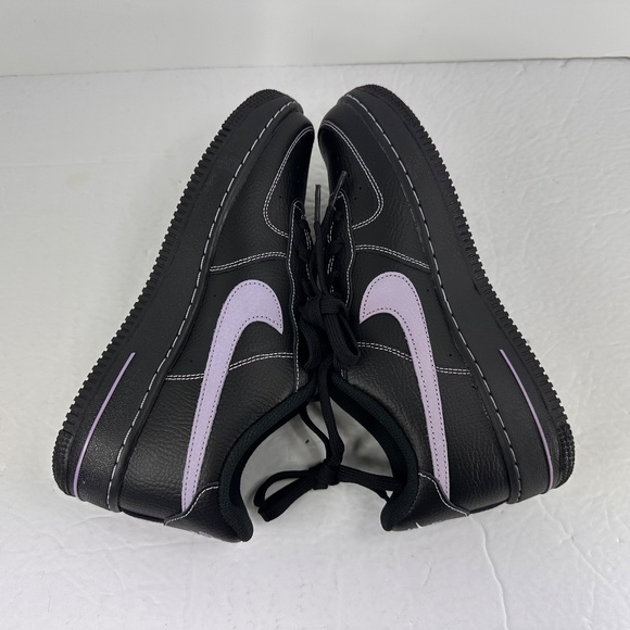 Nike Air Force 1 Lv8 Black Purple HJ4563-001 Sneaker Shoe Trainer Big Kid's - Picture 4 of 12